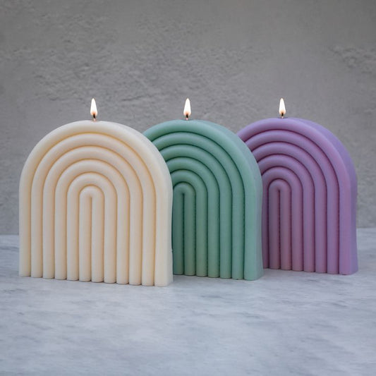 🕯️✨ Glow & Bliss Candle Collection 🌈💖🌸 Pack of 3 ✨(Scented)