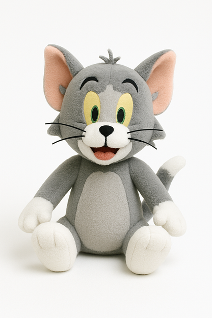 "Cuddle Up with the Classic Duo – Tom & Jerry Plush Toys Now Available!"