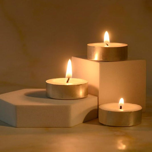 🪔✨ Mini Diya Glow Candle 🌟🧡🌼Pack of 3✨(Scented)