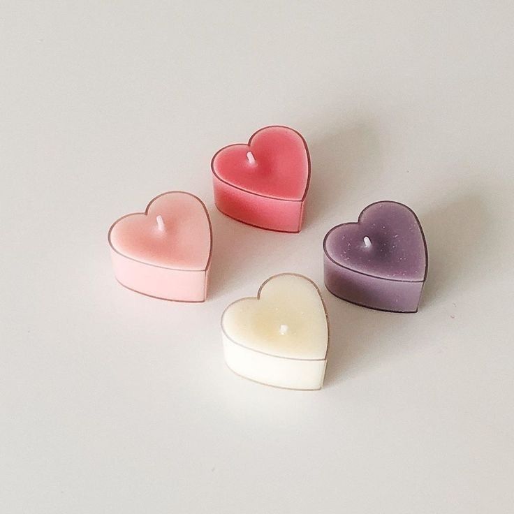❤️🕯️ Sweetheart Scented Candle 💖🌹✨💕Pack of 4  ❤️