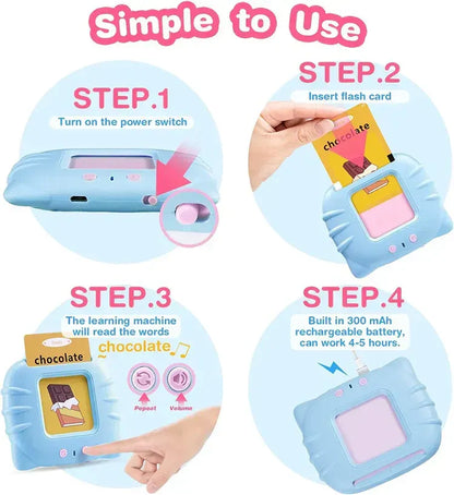 Talking Flash Card Educational Game Set for Preschool Kids