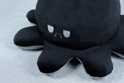 GIANT Reversible Octopus | Black-Grey | 80cm